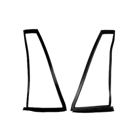 Fairchild Industries Kd4162 - 1972-1981 Jeep Cj6 Vent Window Seal Kit KD4162